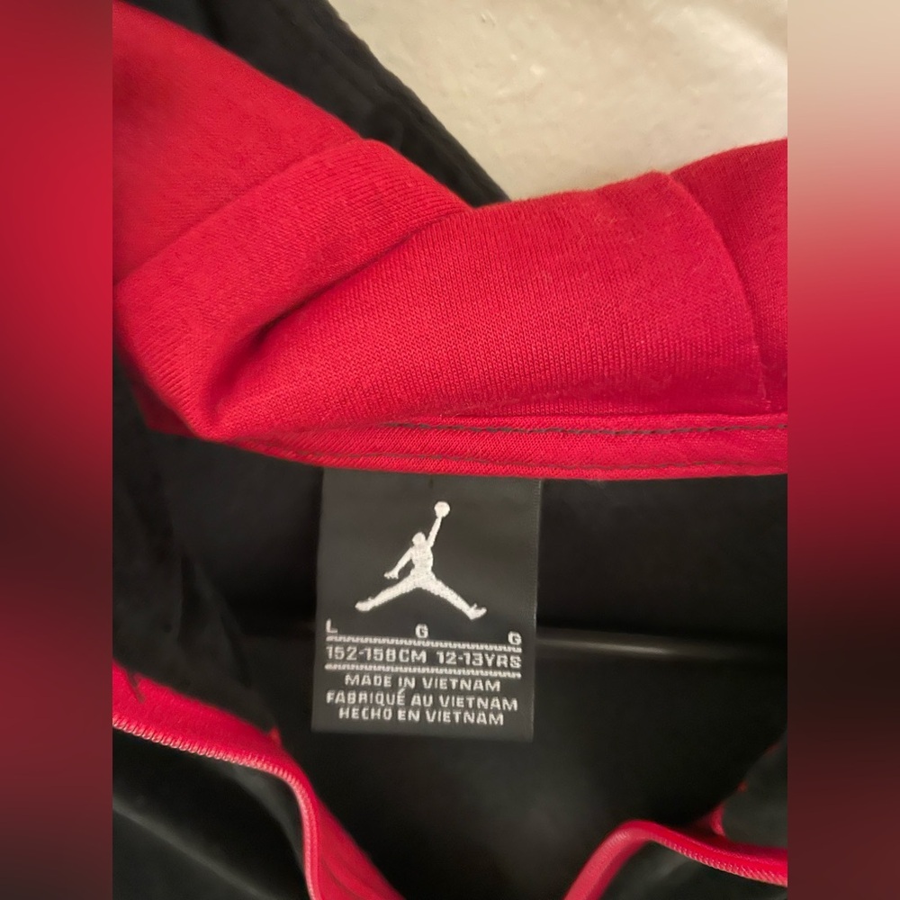 ✨Boys Nike Jordan Suede Jacket Size Large - Picture 5 of 9